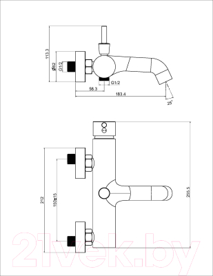 Смеситель Maxonor Pure Life PL3287-8