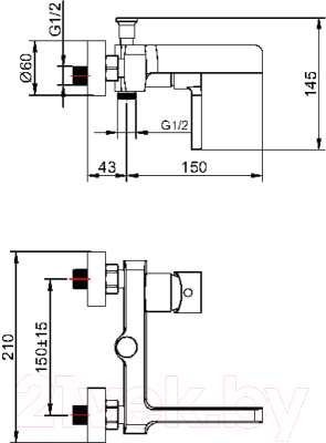 Смеситель Maxonor Pure Life PL3293-7