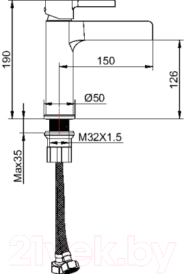 Смеситель Maxonor Pure Life PL1093-7