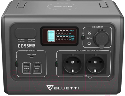 Портативная зарядная станция Bluetti EB55