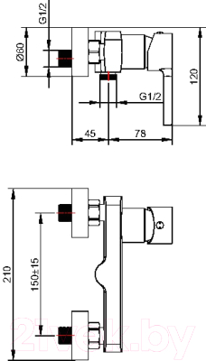 Смеситель Maxonor Pure Life PL9093-7