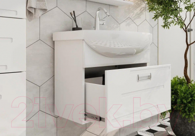 Тумба с умывальником Volna Joli 60.1Y Балтика 60 (подвесная)