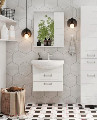 Тумба с умывальником Volna Joli 60.2Y Балтика 60 (подвесная)