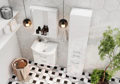 Тумба с умывальником Volna Joli 70.2Y Балтика 70 (подвесная)