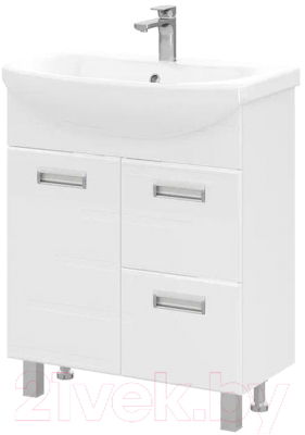 Тумба с умывальником Volna Joli 70.1D.2Y Балтика 70 (напольная) - фото