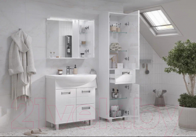 Тумба с умывальником Volna Joli 70.1D.2Y Балтика 70 (напольная)