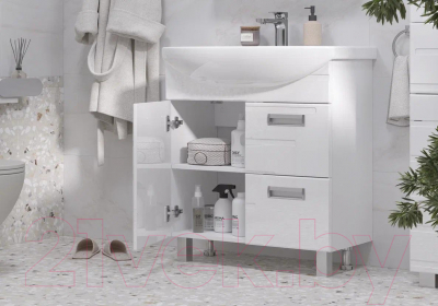 Тумба с умывальником Volna Joli 70.1D.2Y Балтика 70 (напольная)