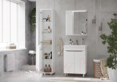 Тумба с умывальником Volna Lake 60.2D Lake 60 (напольная)