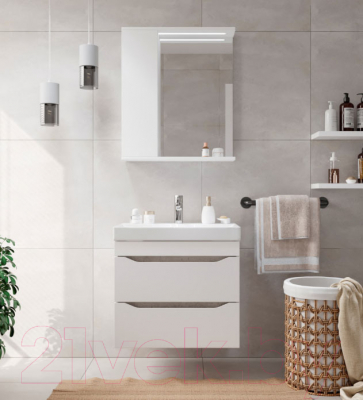 Тумба с умывальником Volna Lake 60.2Y Lake 60 (подвесная)