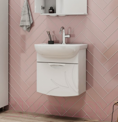 Тумба с умывальником Volna Adel 60.1Y Балтика 60 (подвесная)