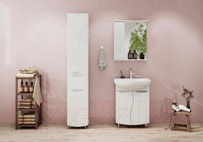 Тумба с умывальником Volna Adel 60.2D Балтика 60 (напольная)