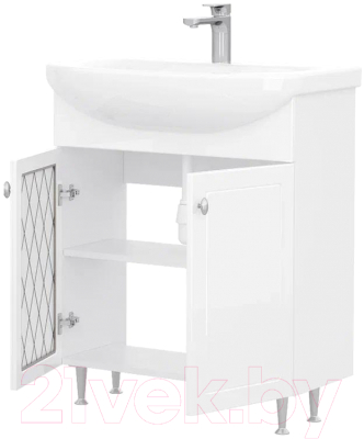 Тумба с умывальником Volna Milena 70.2D Балтика 70 (напольная)