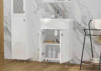 Тумба с умывальником Volna Milena 55.2D Балтика 55