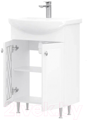 Тумба с умывальником Volna Milena 55.2D Балтика 55