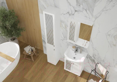 Тумба с умывальником Volna Milena 55.2D Балтика 55