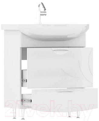 Тумба с умывальником Volna Adel 70.2Y Балтика 70 (напольная)