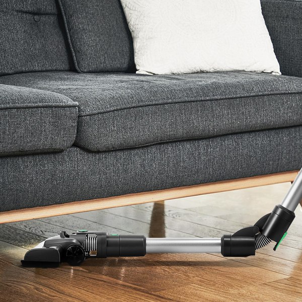 Вертикальный пылесос Kitfort КТ-5168-2 (черный/зеленый)