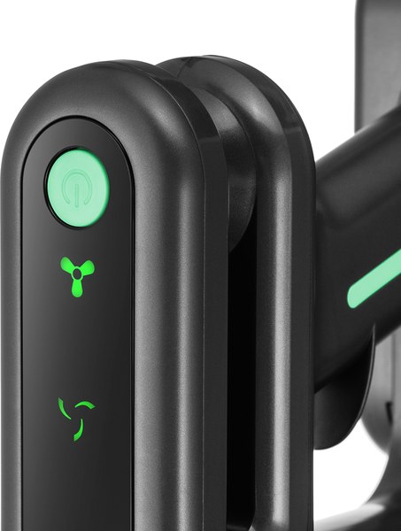 Вертикальный пылесос Kitfort КТ-5168-2 (черный/зеленый)