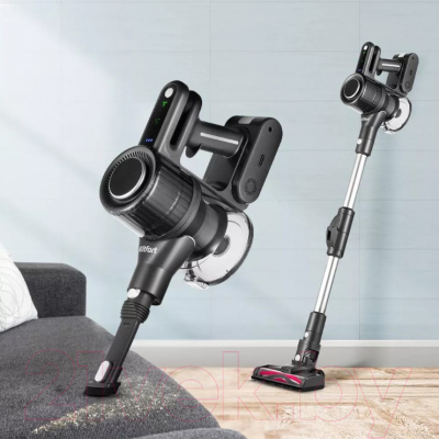 Вертикальный пылесос Kitfort КТ-5168-3 (черный/белый)