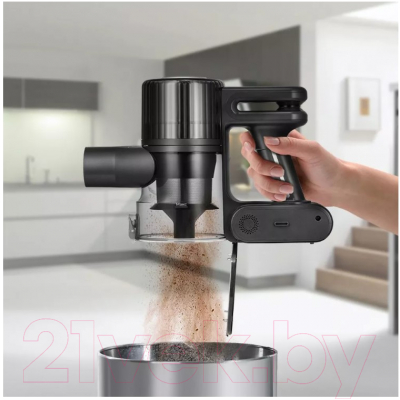 Вертикальный пылесос Kitfort КТ-5168-3 (черный/белый)