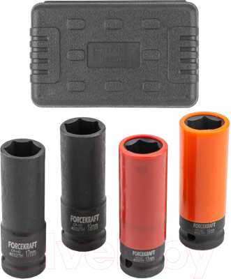 Набор головок слесарных ForceKraft FK-4032TH44 - фото