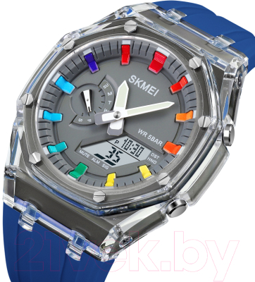 Часы наручные унисекс Skmei 2100 (синий)