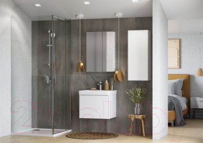 Шкаф-полупенал для ванной Акватон Асти