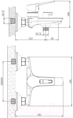 Смеситель Esko Rabat RA 54 w/a