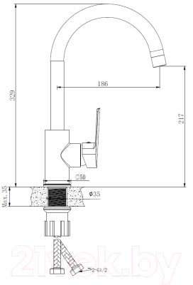 Смеситель Voda Hill HI 519