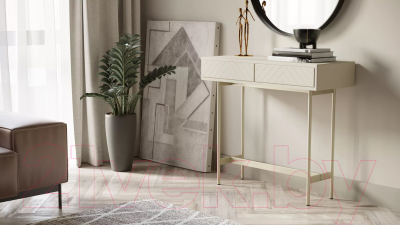 Консольный столик Калифорния мебель Брум (крем/титан)