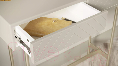 Консольный столик Калифорния мебель Брум (крем/титан)