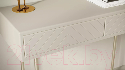 Консольный столик Калифорния мебель Брум (крем/титан)