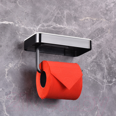 Держатель для туалетной бумаги Abber Westen AA1730B (черный матовый)