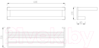 Полка для полотенца Abber Westen AA1758