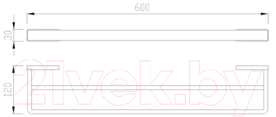 Держатель для полотенца Abber Westen AA1757