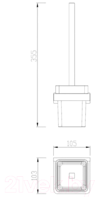 Ершик для унитаза Abber Westen AA1732