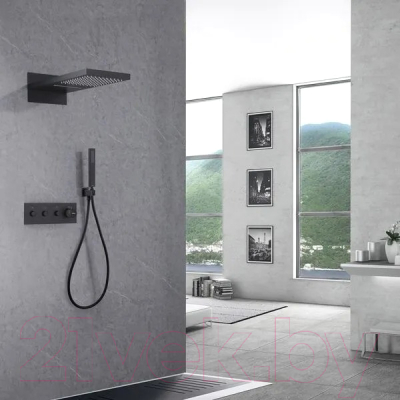 Душевая система со смесителем Abber Rund AF8752B