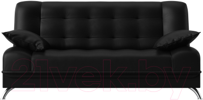 Диван Лига Диванов Анна / 28060 (экокожа черный)