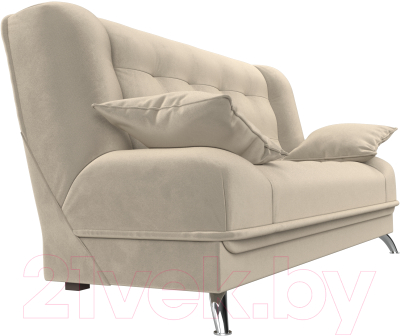 Диван Лига Диванов Анна / 28062 (микровельвет бежевый)