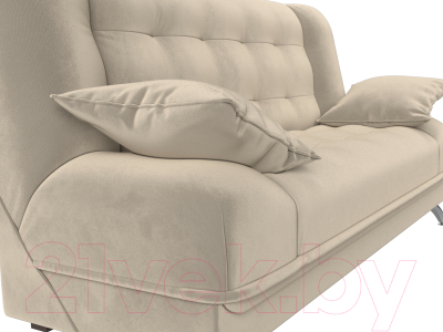 Диван Лига Диванов Анна / 28062 (микровельвет бежевый)