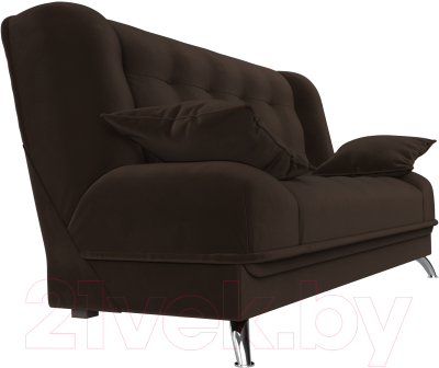 Диван Лига Диванов Анна / 28067 (микровельвет коричневый)