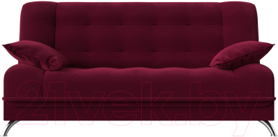 Диван Лига Диванов Анна / 28069 (микровельвет бордовый)