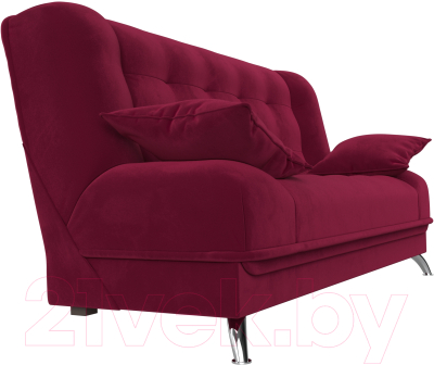 Диван Лига Диванов Анна / 28069 (микровельвет бордовый)