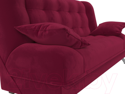 Диван Лига Диванов Анна / 28069 (микровельвет бордовый)
