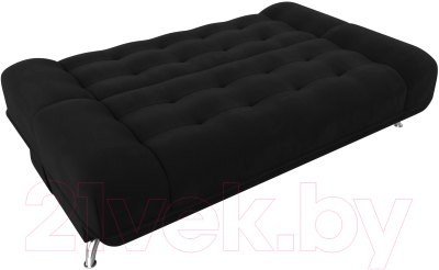 Диван Лига Диванов Анна / 28073 (микровельвет черный)