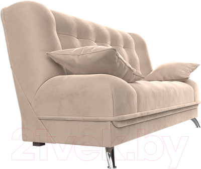 Диван Лига Диванов Анна / 102739 (велюр бежевый)