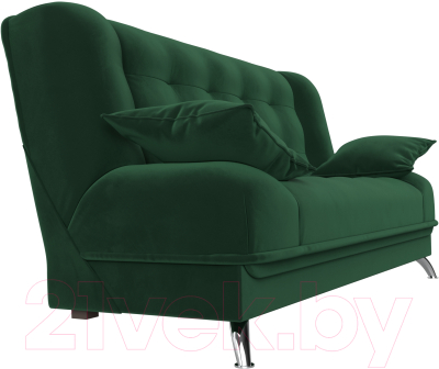 Диван Лига Диванов Анна / 102741 (велюр зеленый)