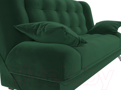 Диван Лига Диванов Анна / 102741 (велюр зеленый)