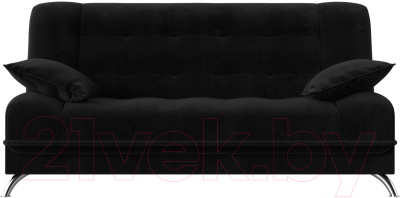 Диван Лига Диванов Анна / 102743 (велюр черный)