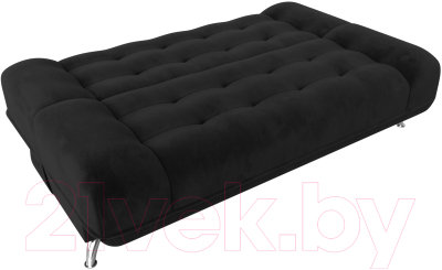 Диван Лига Диванов Анна / 102743 (велюр черный)